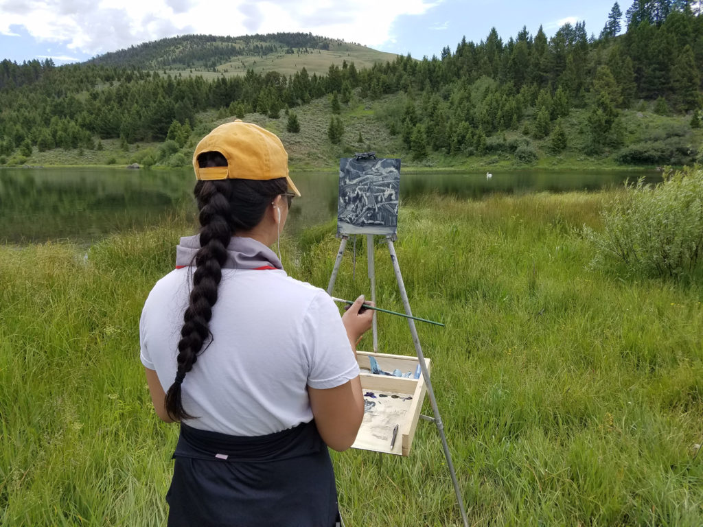 Taft Nicholson class in Montana, 2019