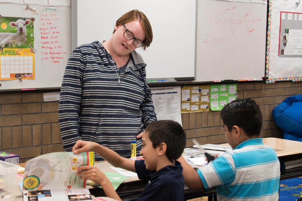 Art in the Community class at Mary W. Jackson Elementary School