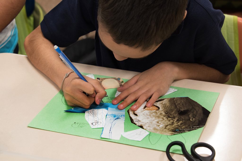 Art in the Community class at Mary W. Jackson Elementary School