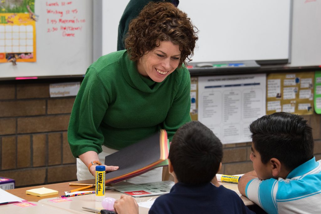 Art in the Community class at Mary W. Jackson Elementary School