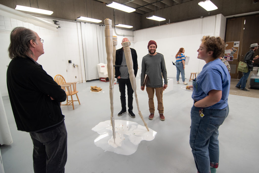 This Is Not A Furniture Show Exhibition; artwork by Bea Hurd (foreground)