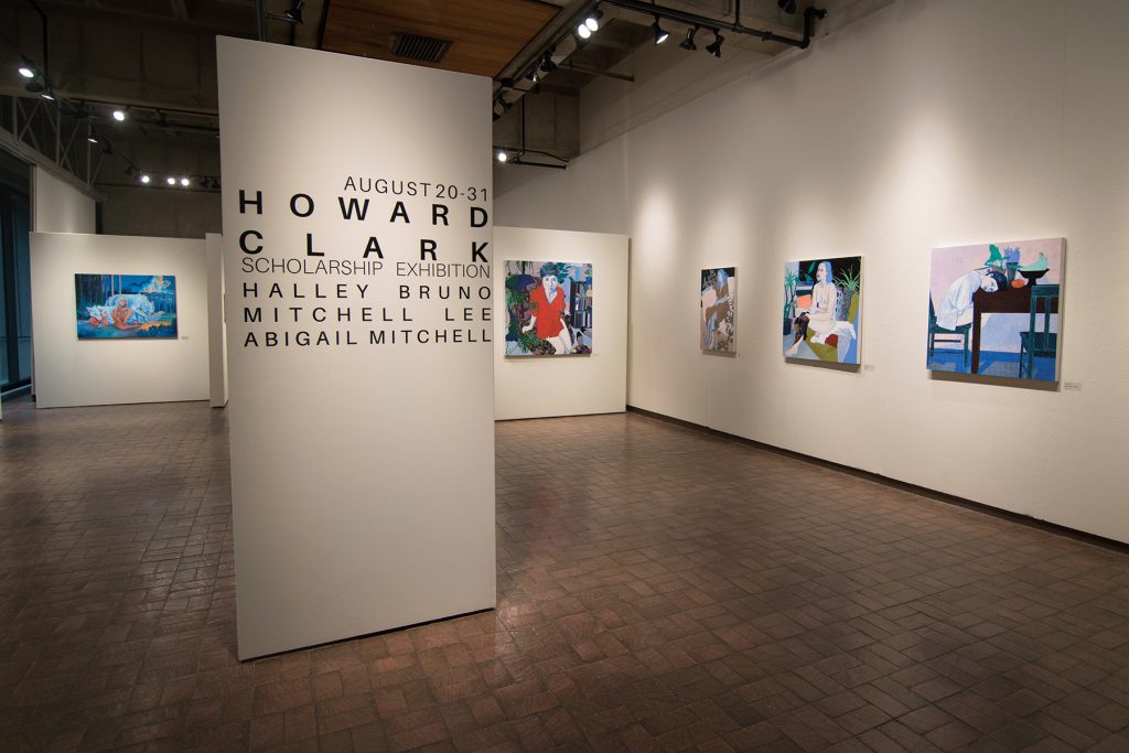 Howard Clark Scholarship Exhibition, 2018, Gittins Gallery