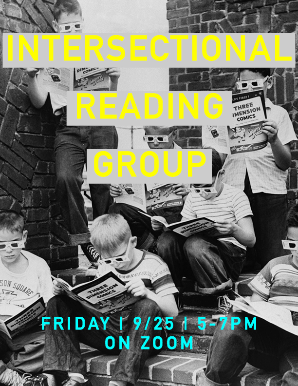 Intersectional Reading Group flyer