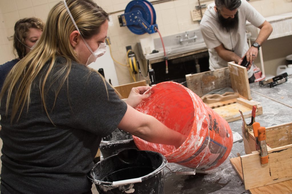 Glass Casting Workshop with visiting artist Mark Anderson