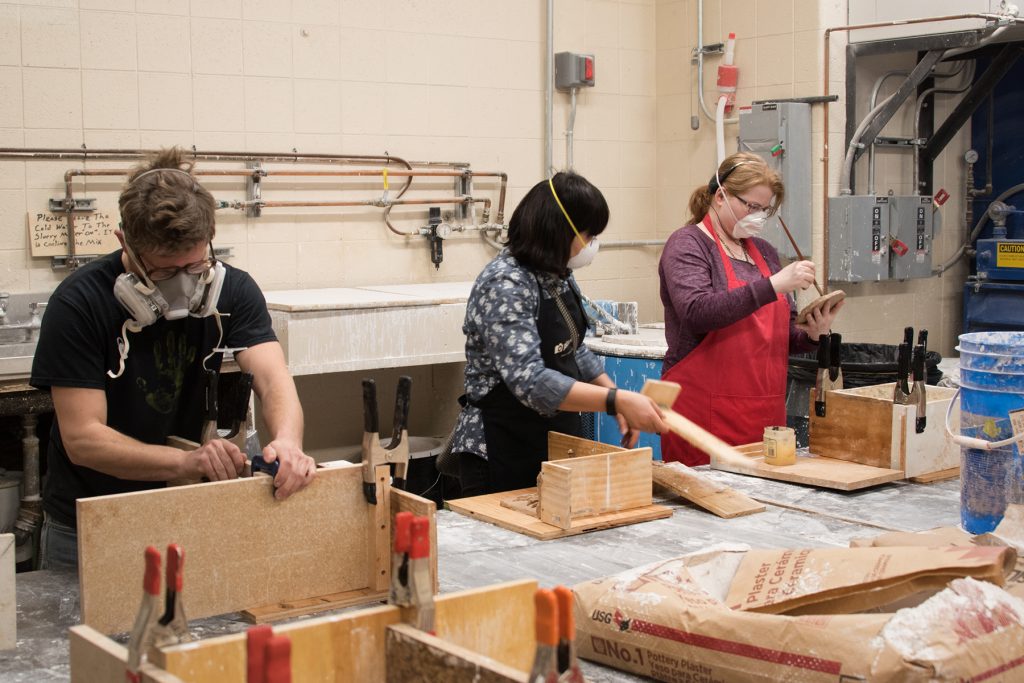 Glass Casting Workshop with visiting artist Mark Anderson